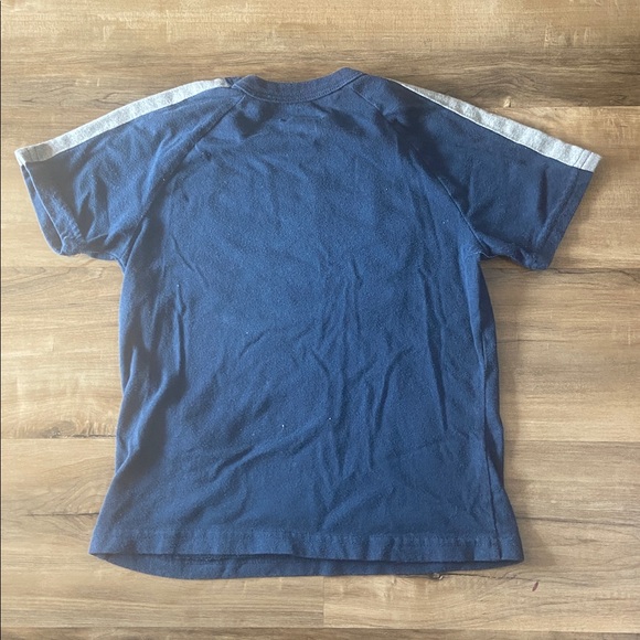 $1 - Garanimals Navy Short Sleeve 'Legendary' Football Tee with Gray Stripes - Picture 3 of 3